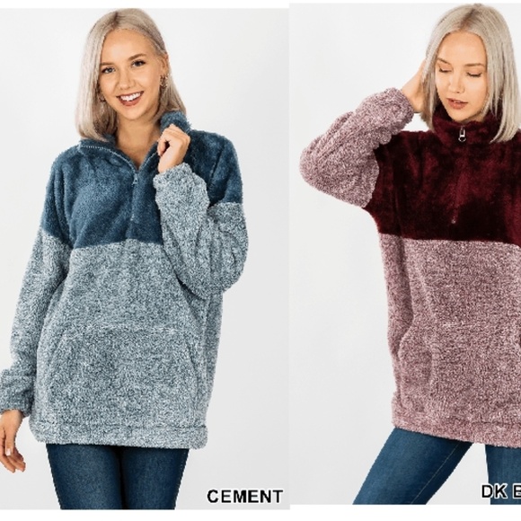 Pull Sherpa Charles River Powder Pink - Taille L Femme, 1/4 Zip, Neuf Avec étiquettes, Polaire Douce